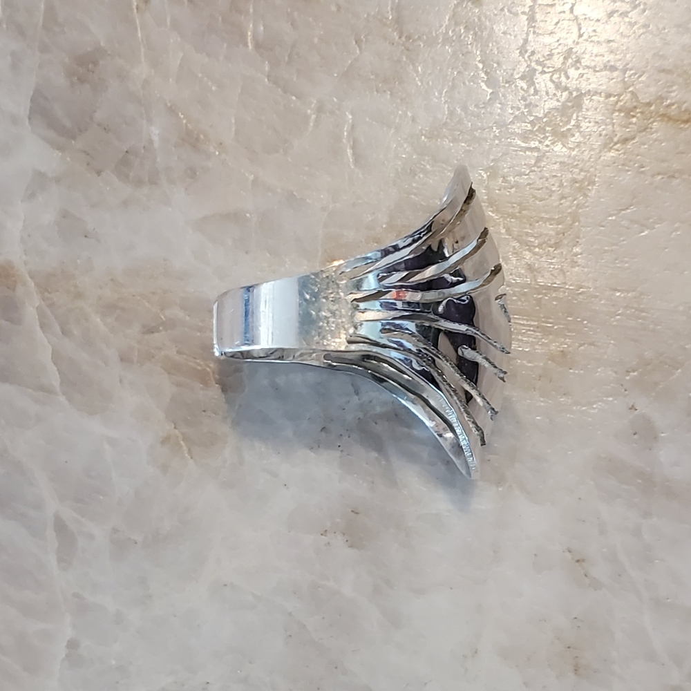 Silver Armor Ring - image 4